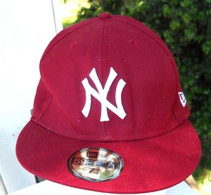 burgundy new york yankees hat