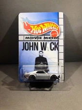 Custom HotWheels "Boss Mustang" and package of  "Movie Metal"   JOHN WICK