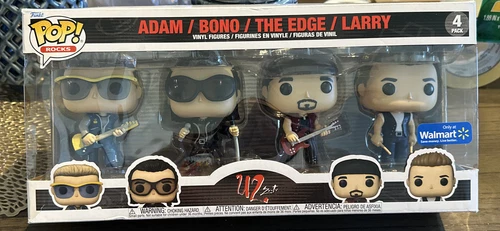 Funko Pop! Rocks: U2 - Zoo TV 4 Pack Adam/Bono/The Edge/Larry Walmart Exclusive