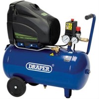 Draper 05635 24-litre 110v 1.1kw Oil-free Air Compressor Draper 05635 24-litre 110v 1.1kw Oil-free Air Compressor