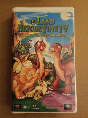 The Land Before Time IV Journey Through the Mists VHS 1996 Clamshell ...