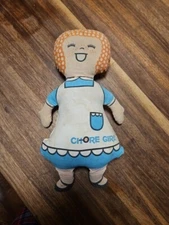Vintage Chore GIRL Advertising Figure for Chore Boy Scrubbing Bubbles Doll
