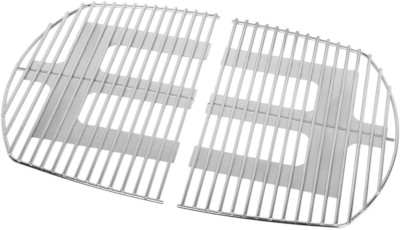 Grill Cooking Grid Grates 2-Pack for Weber Q320 Q3000 Q3100 Q3200 7646 Solid Rod