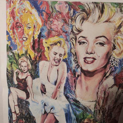 Marilyn Monroe Unframed Oil Paint Canvas Print Modern Wall Art Decor Artwork - Picture 5 of 12