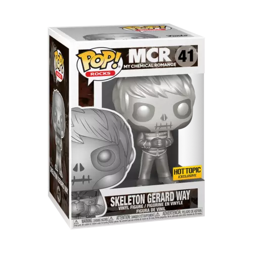 Skeleton Gerard Way Metallic Platinum #41