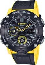 CASIO G-SHOCK GA-2000-1A9JF Watch Balck x Yellow Carbon Core Guard Basic Chrono