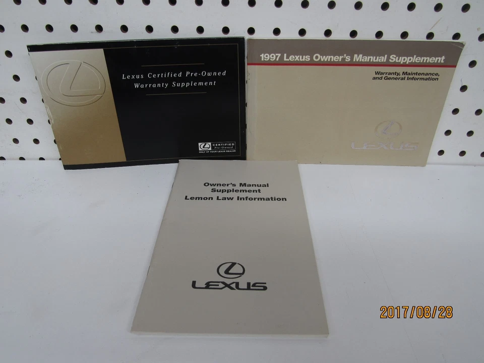 Juego manual del propietario Lexus ES300 1997. ENVÍO GRATIS Foto 4 de 4