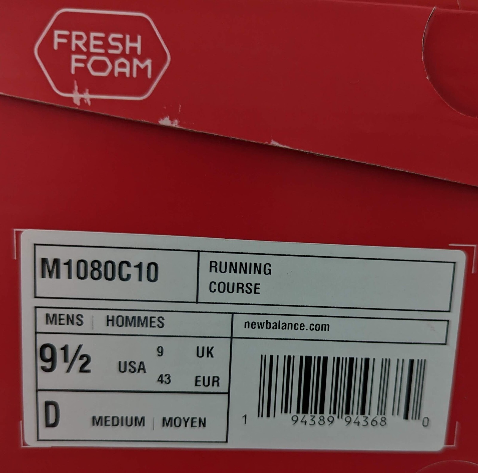 New Balance Fresh Foam 1080v10 Running 