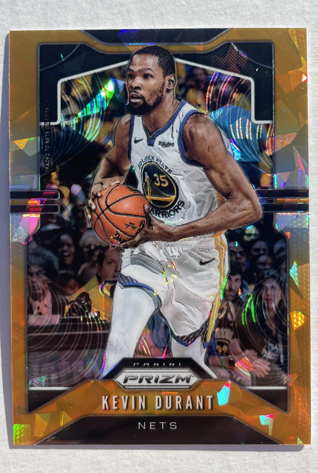 Kevin Durant 2019 Panini Prizm Orange Ice #210