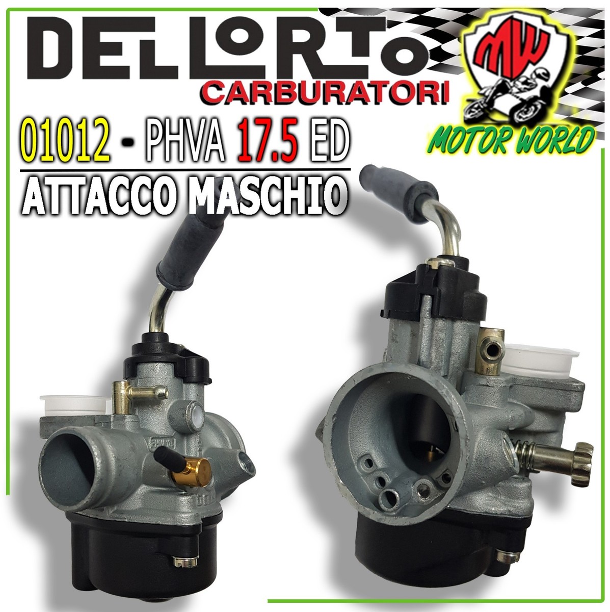 01012 CARBURATORE DELL'ORTO PHVA 17,5 ED SCOOTER PIAGGIO NRG MC2