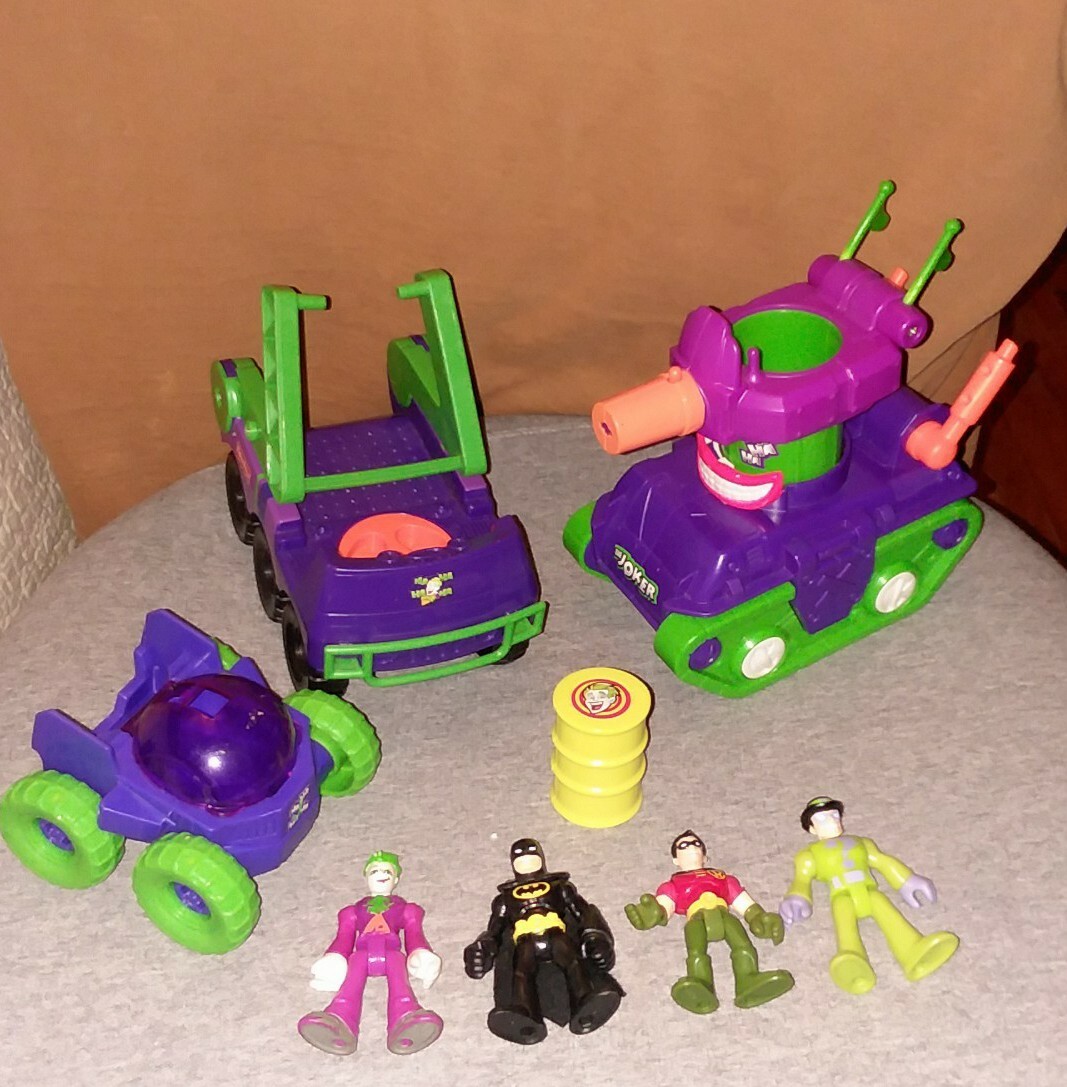 Fisher-Price Imaginext – Set 5 Figure DC Heroes: Batman, Robin, Batgirl, Joker, Riddler