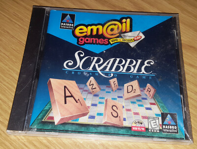 Scrabble Hasbro 1999 Email PC/Computer NEW/SEALED Software Board Games