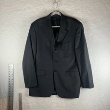 Lauren Ralph Lauren Blazer Jacket Mens 42R Gray Single Breasted Notch Lapel 8250