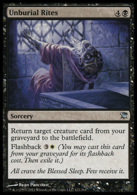 Magic the Gathering MTG Unburial Rites (122) Innistrad   LP