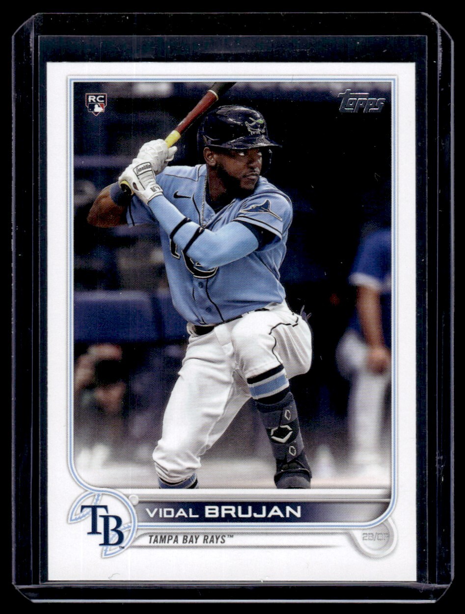 2022 Topps Vidal Brujan RC Tampa Bay Rays #25
