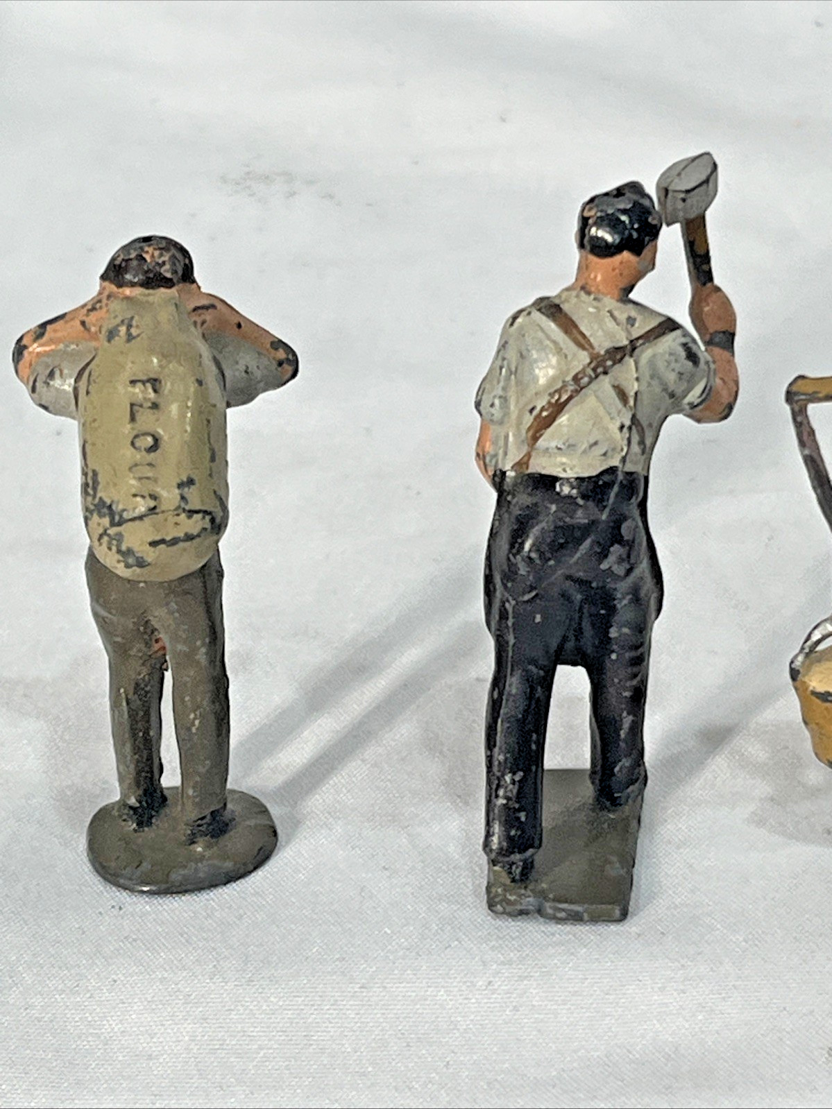 13 Piece Figures Vintage John Hill Co Lot Miller  Milkmaid Drover Hobo England