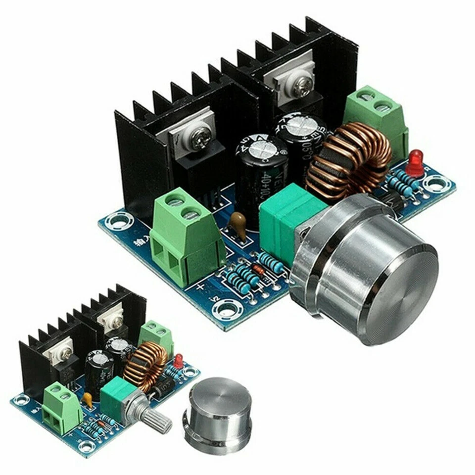 XH-M401 DC 4V-40V to 1.25-36V Buck Converter Adjust Step Down Module 200W 8A - Image 3 of 4
