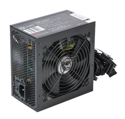 VIDA Black PSU Netzteil 500W Computer Desktop PC ATX 120mm Lüfter SATA