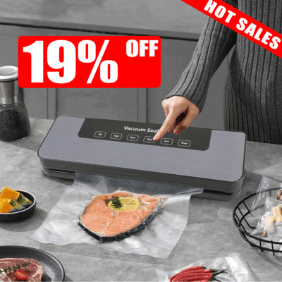 Vakuum Lebensmittel Versiegelung Automatische Versiegelung Trocken Nass Pack Maschine mit Sauger 40 Beutel (20*30cm)