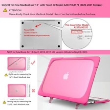 Shockproof Case with Kickstand for MacBook Air 13 inch 2021-2018 Rel Heavy Duty