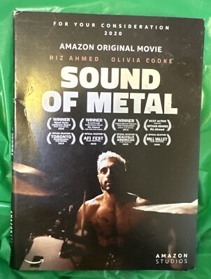 SOUND OF METAL FYC DVD PROMO SCREENER RIZ AHMED OLIVIA COOKE MUSIC DRUMMER  OOP