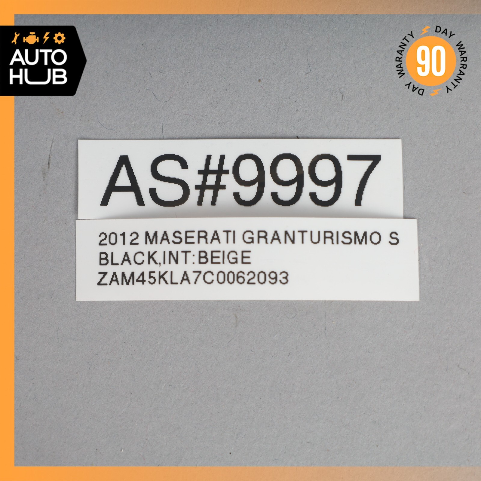 08-10 Maserati GranTurismo M145 Overhead Console Trim Switch 80516530 OEM