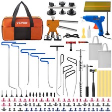 Vevor 89pcs Paintless Dent Removal Puller Stainless Steel Tool Dent Repair Rods