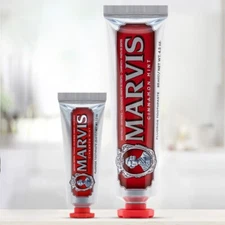 MARVIS Cinnamon Mint | Italian Luxury Creamy Toothpaste with Spicy Aromas 