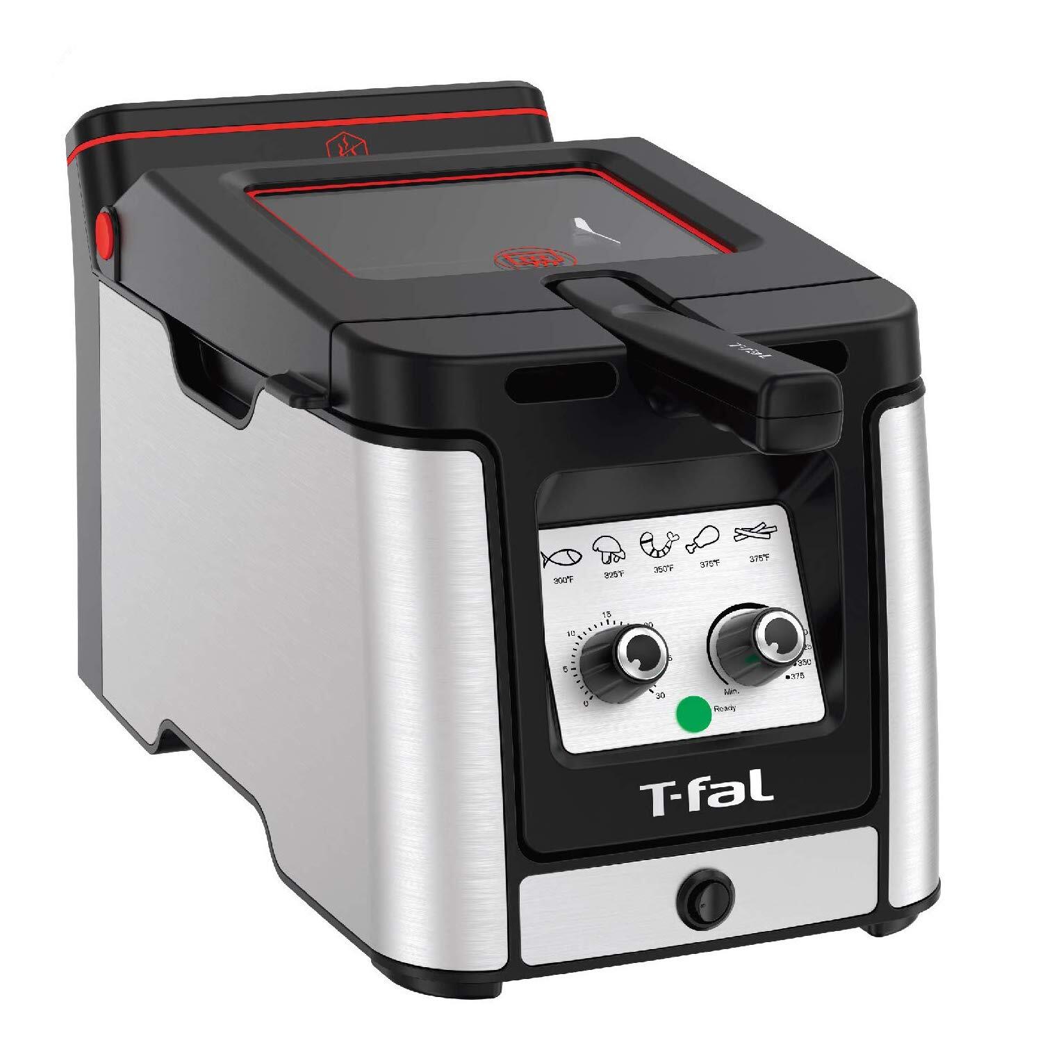 T Fal 35L Odorless Deep Fryer with Advanced Filtration and Precise Control