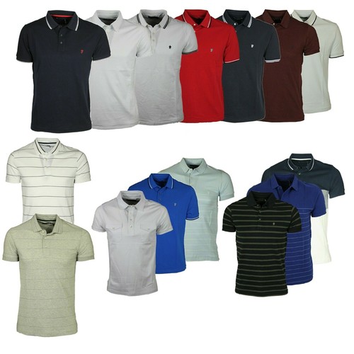 Para Hombre Puma Camiseta Polos Marca Verano Top Largo Manga Corta |