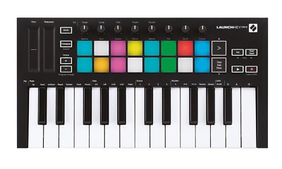Novation Launchkey Mini Mk3 25 Mini-key Midi Keyboard Controller