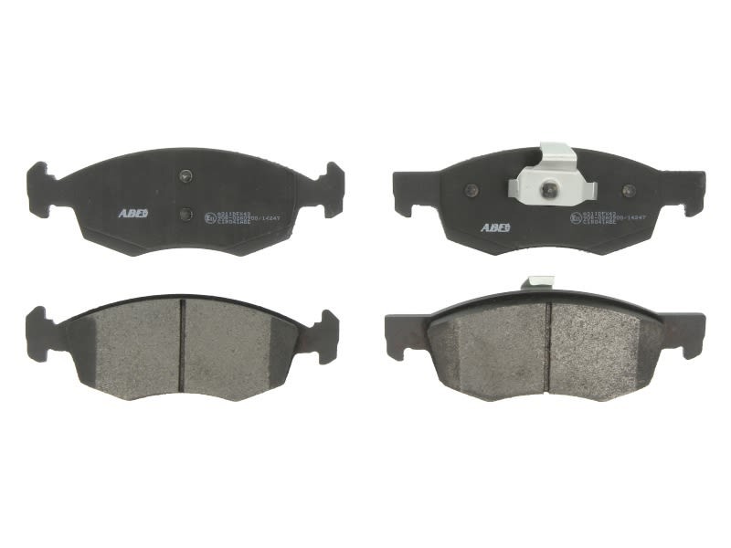 Plaquettes de frein ABE C1R041ABE anti-bruit et haute friction pour Logan 1.5