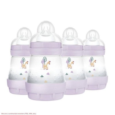 MAM Easy Start Anti-Colic Baby Bottle Purple 5oz/4pk