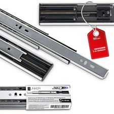 Junker Vollauszug KV1-45-H45-SC Teleskopschiene Schubladenschiene mit Soft-Close