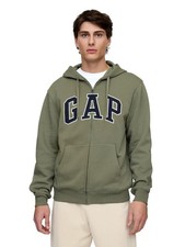 GAP Logo Heritage Hoodie Hooded Full Zip Sweatshirt