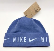 NIke Dri Fit Trail Cuffed Knit Beanie Indigo NWT