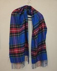 Abercrombie & Fitch Scarf Womens One Size Multicolor Plaid Fringe Flannel Winter — photo 1