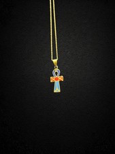 Rare Egyptian Ankh Necklace: Key of Life Pendant, Handmade in Egypt