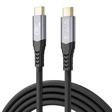 80Gbps USB c Data Transfer Cable 10FT for Thunderbolt 5 Cable,USB4 Gen4 for T...