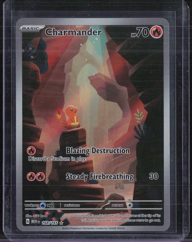 2023 Pokemon MEW EN Illustration Rare #169 Charmander #1