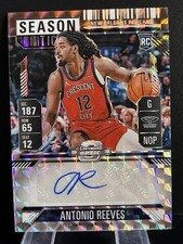 2024-25 Optic Contenders Antonio Reeves Bronze Rookie RC Auto New Orleans /75