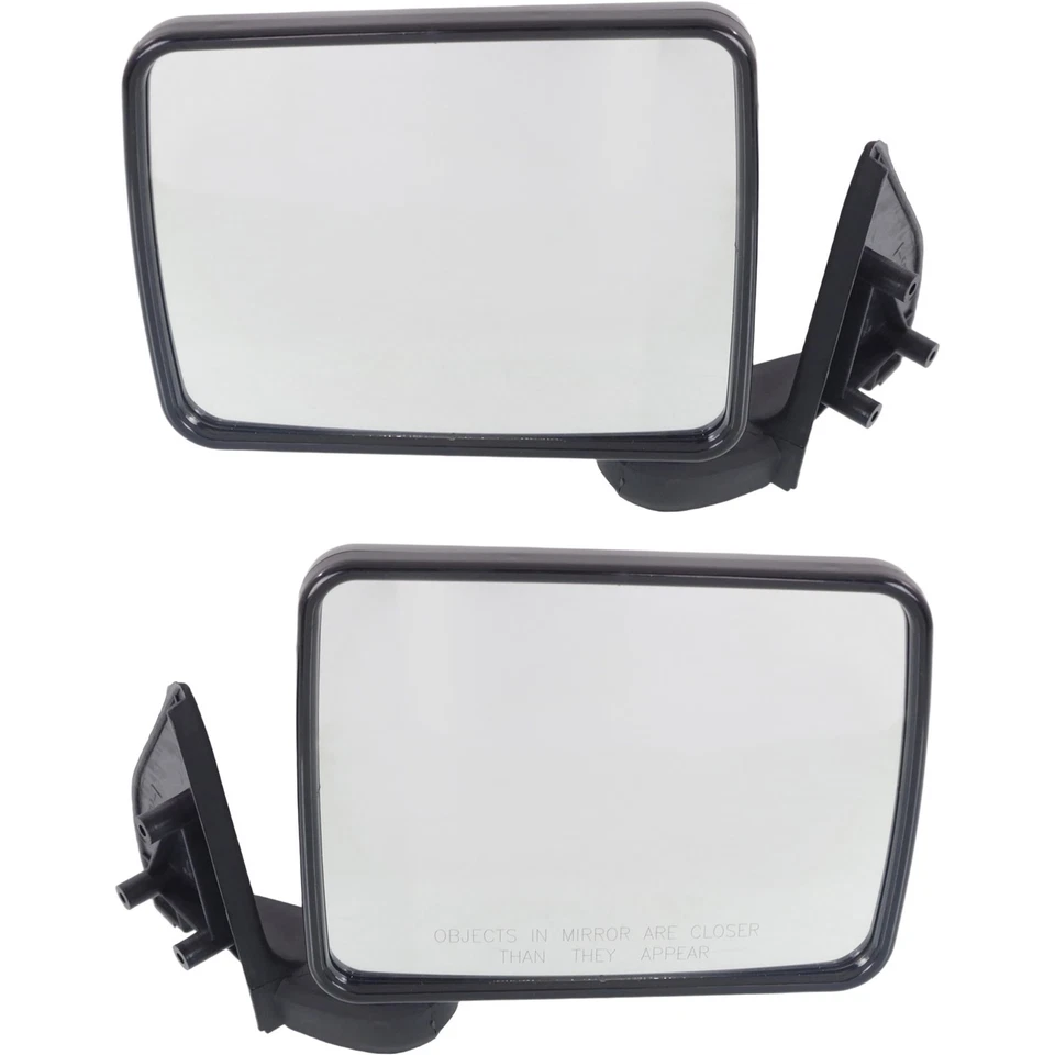 Para 87-93 Ram 50 Pickup Truck Retrovisor Porta Espelho Conjunto Manual Par - Imagem 4 de 4