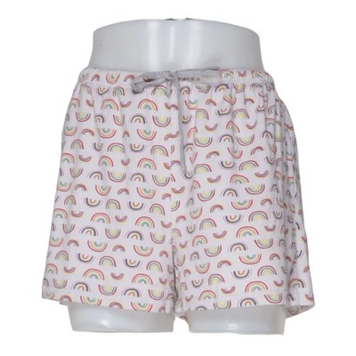 Rae Dunn, Pyjamashorts, Größe: M, Weiß/Mehrfarbig, Elasthan/Polyester #oOL