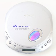 Tragbarer CD Player Sony Walkman D-E353 ESP Silber Grau Gebraucht Funktionsfähig