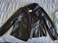 Black Slim Open Front Lapel Blazer Jackets