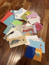 Over 2 Lb. Lot of Misc. Mostly Vintage Unused Greeting Cards And Envelopes