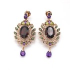 Le Vian Crazy Collection 14K Rose Gold Garnet Amethyst 13.6ctw Earrings #JB749-2 — photo 6
