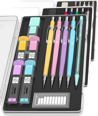 Mr. Pen- Pastel Mechanical Pencil Set with Lead 5 Count (Pack of 1),