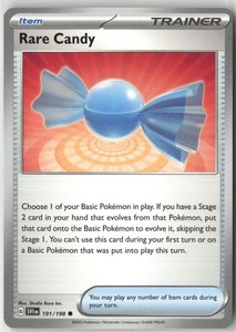 Rare Candy 191/198 Scarlet & Violet Base Set Common