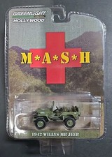 2020 Greenlight 1942 Willys MB Jeep Military MASH Hollywood